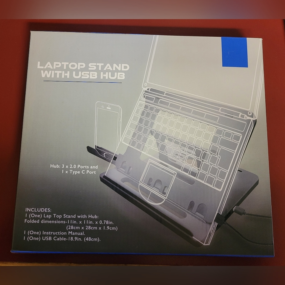 Laptop Stand with USB Hub.